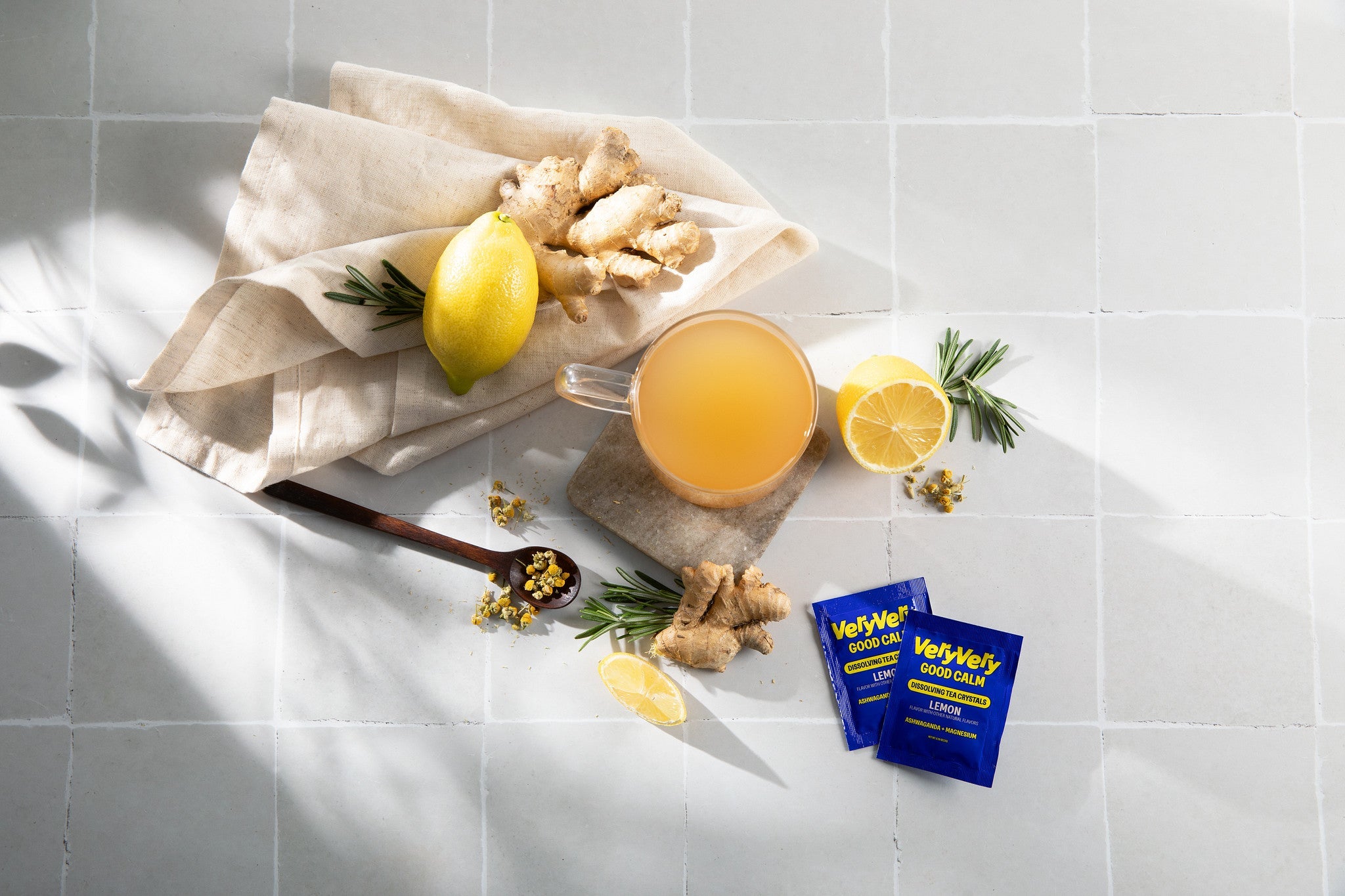 Lemon Calming Tea Crystals | VeryVeryGood Tea – Very Very Good Tea