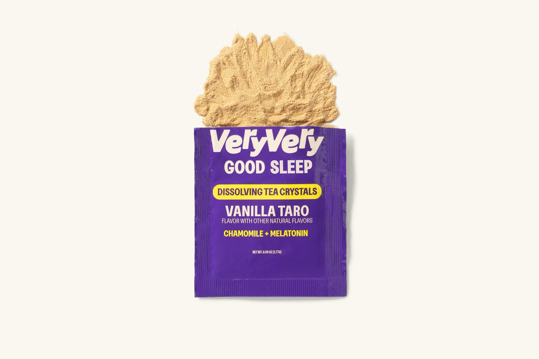 Vanilla | Sleepy Tea Blend — Tea crystal sachet detail